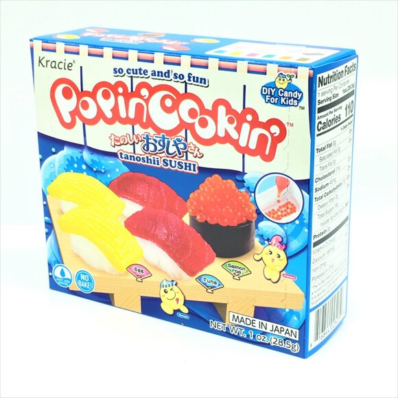 NEW LOT OF 2 KRACIE POPIN' COOKIN' TANOSHII SUSHI DIY KID'S JAPANESE CANDY KITS - Picture 3 of 7